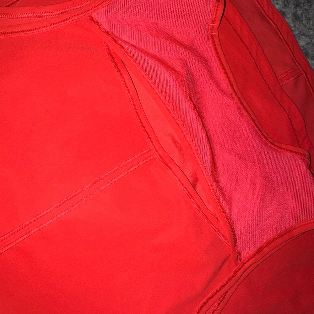 lululemon athletica Red Tank Top